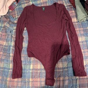 Long sleeve body suit